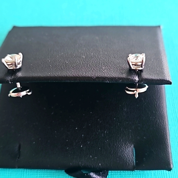 Tiffany & Co. Diamond Earrings | .7 carat each side - Picture 5 of 14